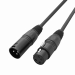 LEDJ 3-pins DMX kabel ZWART