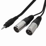 W AUDIO CABL118 Signaalkabel 3.5mm mini-Jack - 2x XLR