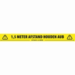 ADAM HALL 58067DUT Tape Social Distance - Nederlands - 66 mt