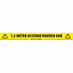 ADAM HALL 58067DUT Tape Social Distance - Nederlands - 66 mt