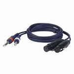 DAP FL43 Signaalkabel 2x Mono Jack - 2x XLR Female