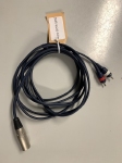 SMS Maatwerkkabel 2xRCA naar 1x XLR Male 3 meter