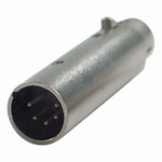 DAP FLA29 Verloopstekker 5P - 3P XLR Adapter