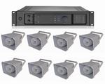 SMITSOUND Outdoor Event Set 6 - Geluidsinstallatie 240W 100V