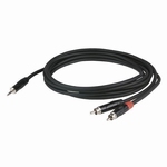 DAP FLX30 Stereo Mini Jack > 2x RCA Male signaalkabel