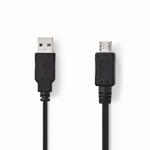 NEDIS CCGP60400BK20 USB 2.0 Kabel - A Male / B Male - Zwart