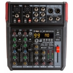 JB SYSTEMS LIVE-6 Veelzijdige PA-mixer 6 input / 4 channel