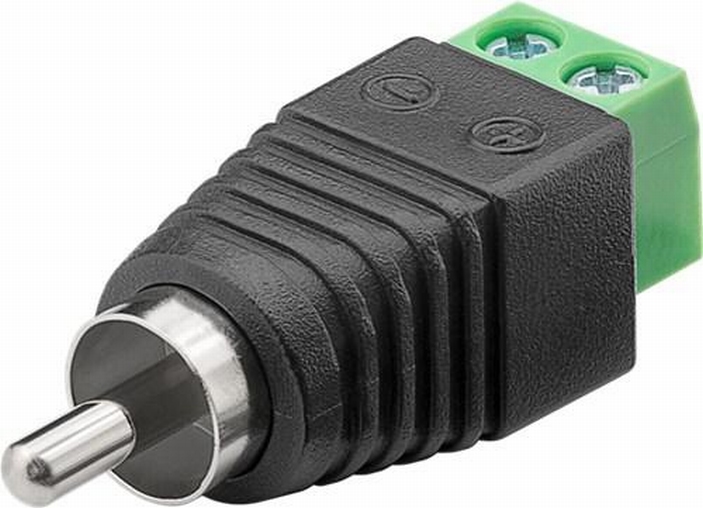 Allecto Plus - RCA Pluggen voor AV Audio - Set van 6 Pluggen en Connectoren - Geen